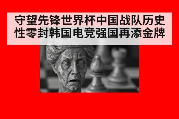 守望先锋世界杯中国战队历史性零封韩国电竞强国再添金牌